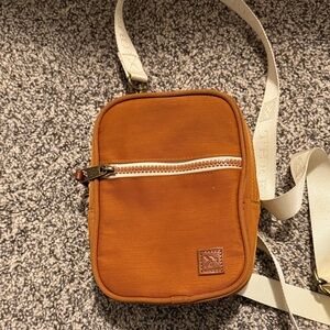 Thread Small Crossbody Bag in Burnt Orange